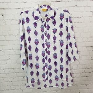 Roberta Roller Rabbit oversized button down shirt